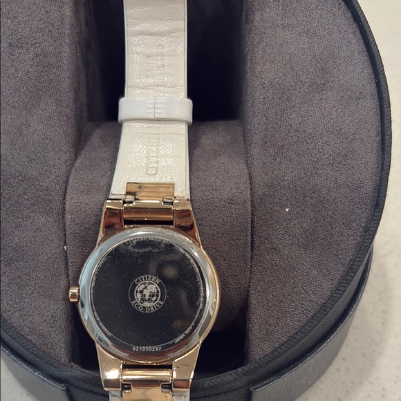 Citizen Gold and White Eco Drive Watch - Picture 4 of 4